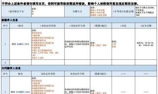 企业退休人员信息采集表怎么填 个人信息采集表